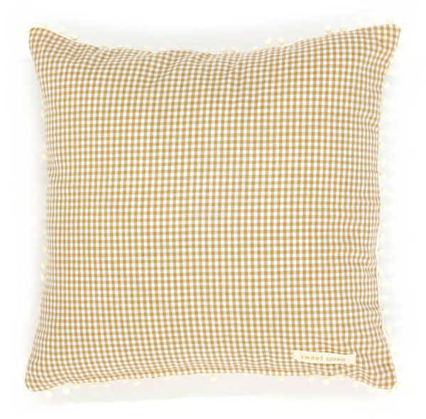 Kissen mit Hase in beige